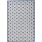 Homeroots 6 x 9 ft. Blue & Gray Indoor & Outdoor Area Rug 385156 - alternate 2